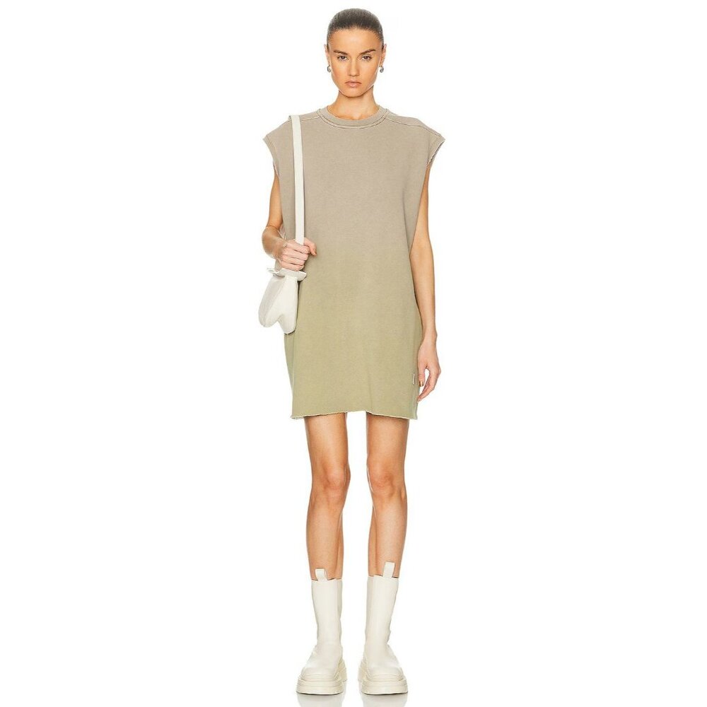Rick Owens X Moncler Womens Tarp Tee in Acid Degrade XSmall New Tank Sleeveless